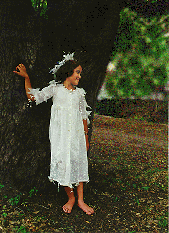 Dress inspired by 1917 photograph 
of Opal Whiteley